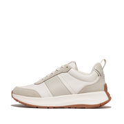F-MODE Flow Leather/Suede Flatform Sneakers