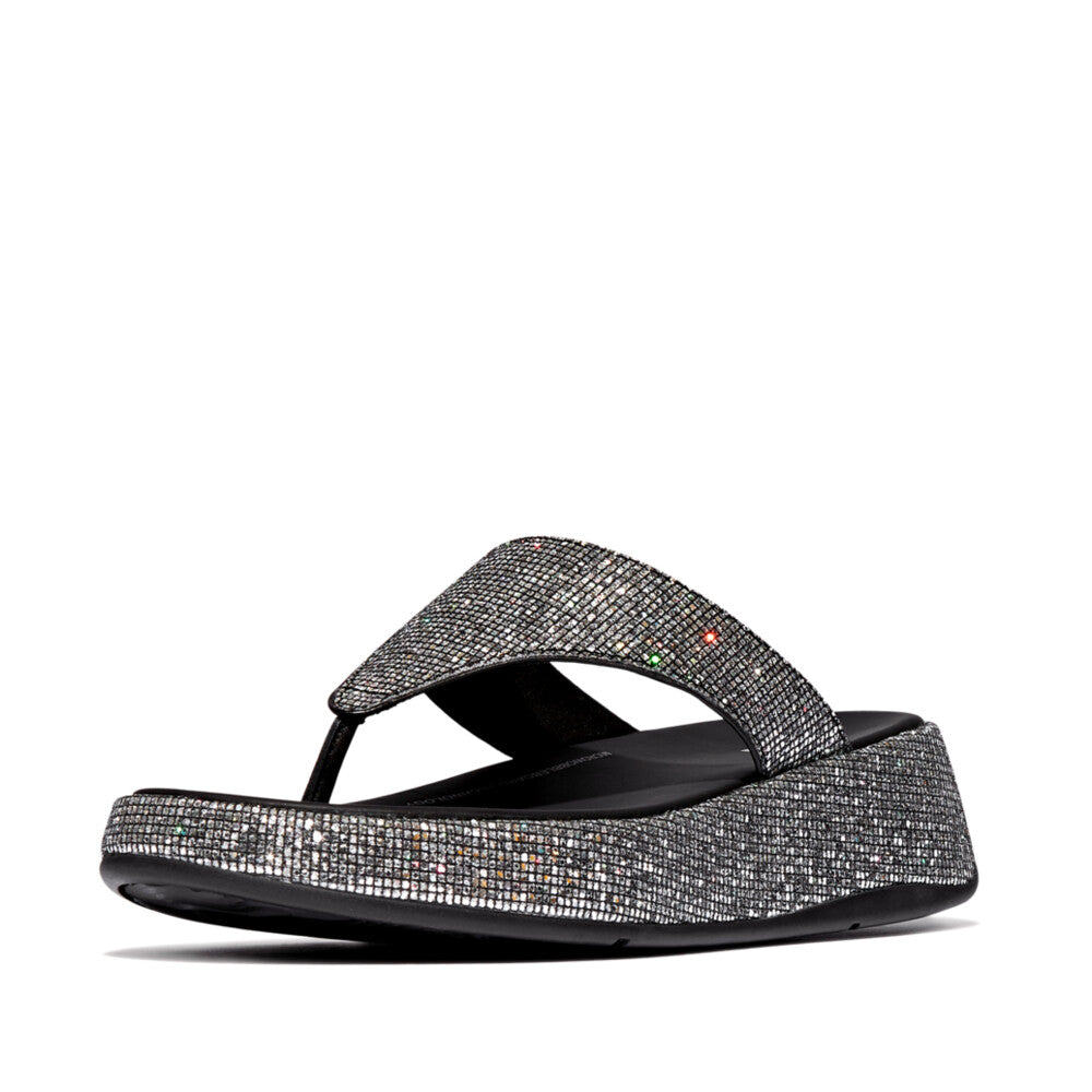 FitFlop F MODE Glitterball Flatform Toe Post Sandals Silver IE4 011 fitflop-f-mode-glitterball-flatform-toe-post-sandals-silver-ie4-011