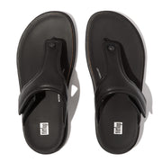 GEN-FF Men's Adjustable Padded-Leather Toe-Post Sandals