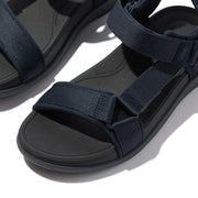 F-MODE Go Mens Adjustable Webbing Back-Strap Sandals