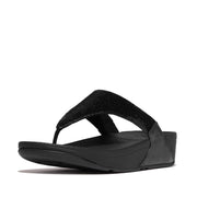 LULU Sequin Toe-Post Sandals