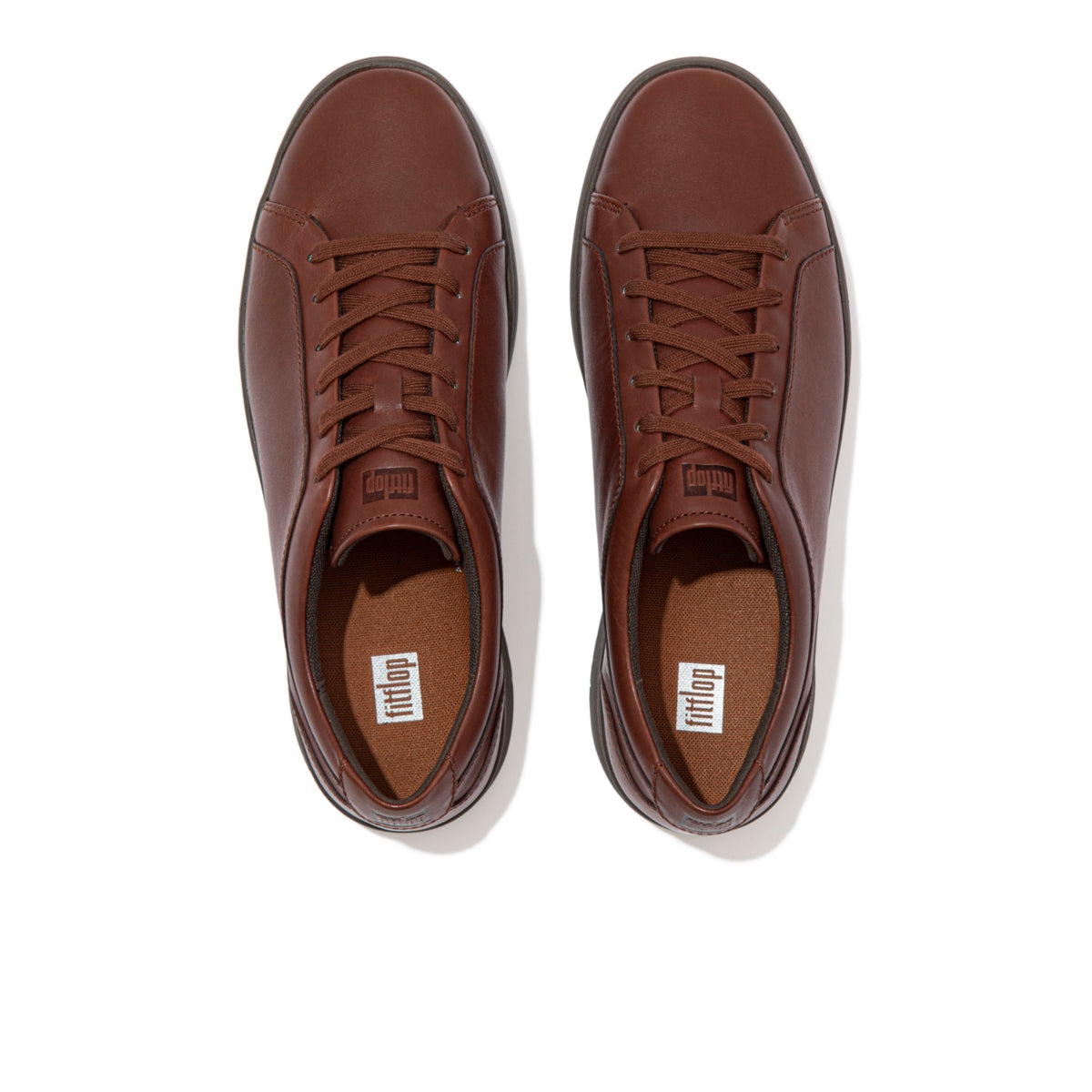 fitflop rally leather trainers