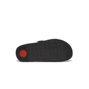 GEN-FF Buckle Stripe-Weave Toe-Post Sandals