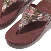 LULU x Jim Thompson Leather Toe-Post Sandals