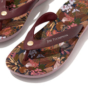 IQUSHION x Jim Thompson Leather Flip-Flops