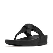 FitFlop x Song Hye Kyo<br>LULU Folded-Knot Leather Toe-Post Sandals