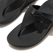 FitFlop x Song Hye Kyo<br>LULU Folded-Knot Leather Toe-Post Sandals