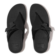 FitFlop x Song Hye Kyo<br>LULU Folded-Knot Leather Toe-Post Sandals