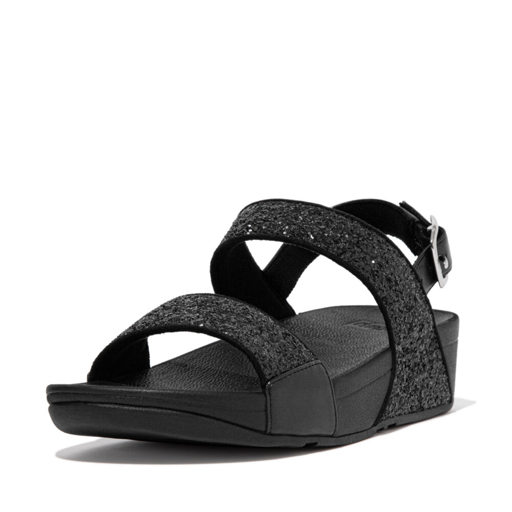 FitFlop LULU Glitter Back-Strap Sandals - Black Glitter (ET2-339) â Fitflop Malaysia