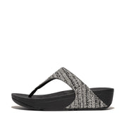 LULU Shimmerweave Toe-Post Sandals
