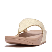 LULU Shimmerweave Toe-Post Sandals