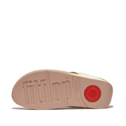 LULU Shimmerweave Toe-Post Sandals