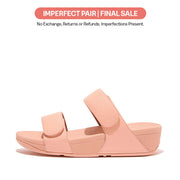 [IMPERFECT PAIR] LULU Adjustable Leather Slides