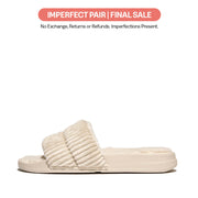 [IMPERFECT PAIR] IQUSHION Fleece-Lined Corduroy Slides
