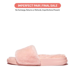 [IMPERFECT PAIR] IQUSHION Shearling Slides