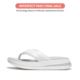 [IMPERFECT PAIR] SURFF Padded Leather Toe Post Sandals