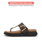 GEN-FF Buckle Leather Toe-Post Sandals