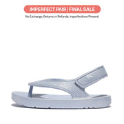 IQUSHION Kids Toddler Pearlized Back-Strap Flip-Flops