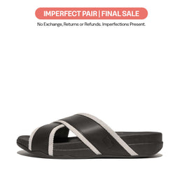 SURFER Webbing/Leather Cross Slides