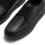 CRAFT-Q Mens Leather Moc Derby Shoes