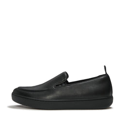 CRAFT-Q Mens Leather Moc Loafers
