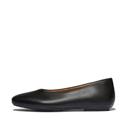 DELICATO High-Cut Soft-Leather Ballerinas