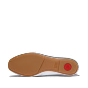 DELICATO High-Cut Soft-Leather Ballerinas