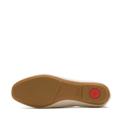 DELICATO High-Cut Soft-Leather Ballerinas