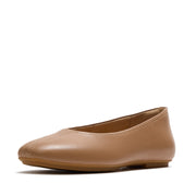 DELICATO High-Cut Soft-Leather Ballerinas
