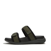 F-MODE Go Mens Adjustable Padded-Webbing Two-Bar Slides