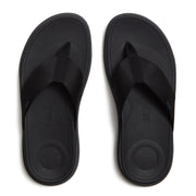 F-MODE Go Mens Textured-Webbing Toe-Post Sandals