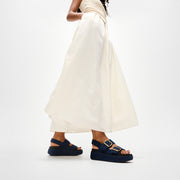 GEN-FF Max Buckle Denim Back-Strap Sandals