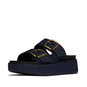 GEN-FF Max Buckle Two-Bar Denim Slides