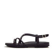 GRACIE Leather Strappy Back-Strap Sandals