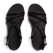 GRACIE Leather Strappy Back-Strap Sandals