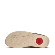 LULU Crystal-Mix Metallic Toe-Post Sandals