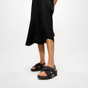 LULU Shimmerglitz Back-Strap Sandals