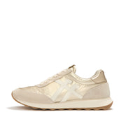 RETRO-Q FF Metallic-Fabric/Suede Trainers