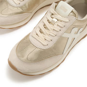 RETRO-Q FF Metallic-Fabric/Suede Trainers