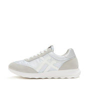 RETRO-Q FF Metallic-Fabric/Suede Trainers