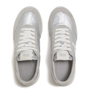 RETRO-Q FF Metallic-Fabric/Suede Trainers