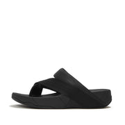 SLING Mens Leather/Webbing Toe-Post Sandals