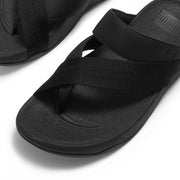 SLING Mens Leather/Webbing Toe-Post Sandals
