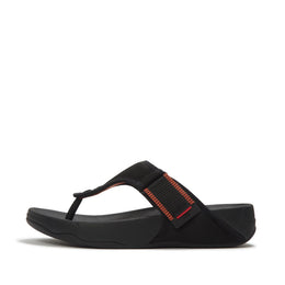 TRAKK Mens Adjustable Water-Resistant Mesh Toe-Post Sandals