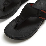 TRAKK Mens Adjustable Water-Resistant Mesh Toe-Post Sandals