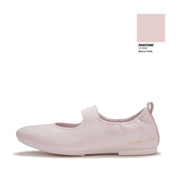 DELICATO X PANTONE Poise Leather Mary-Janes