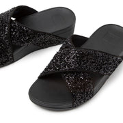 LULU Shimmerfoil Cross Slides