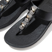 FINO Crystal Lock Toe-Post Sandals