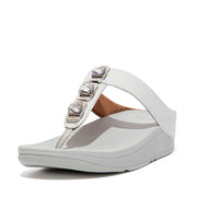 FINO Crystal Lock Toe-Post Sandals