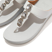FINO Crystal Lock Toe-Post Sandals
